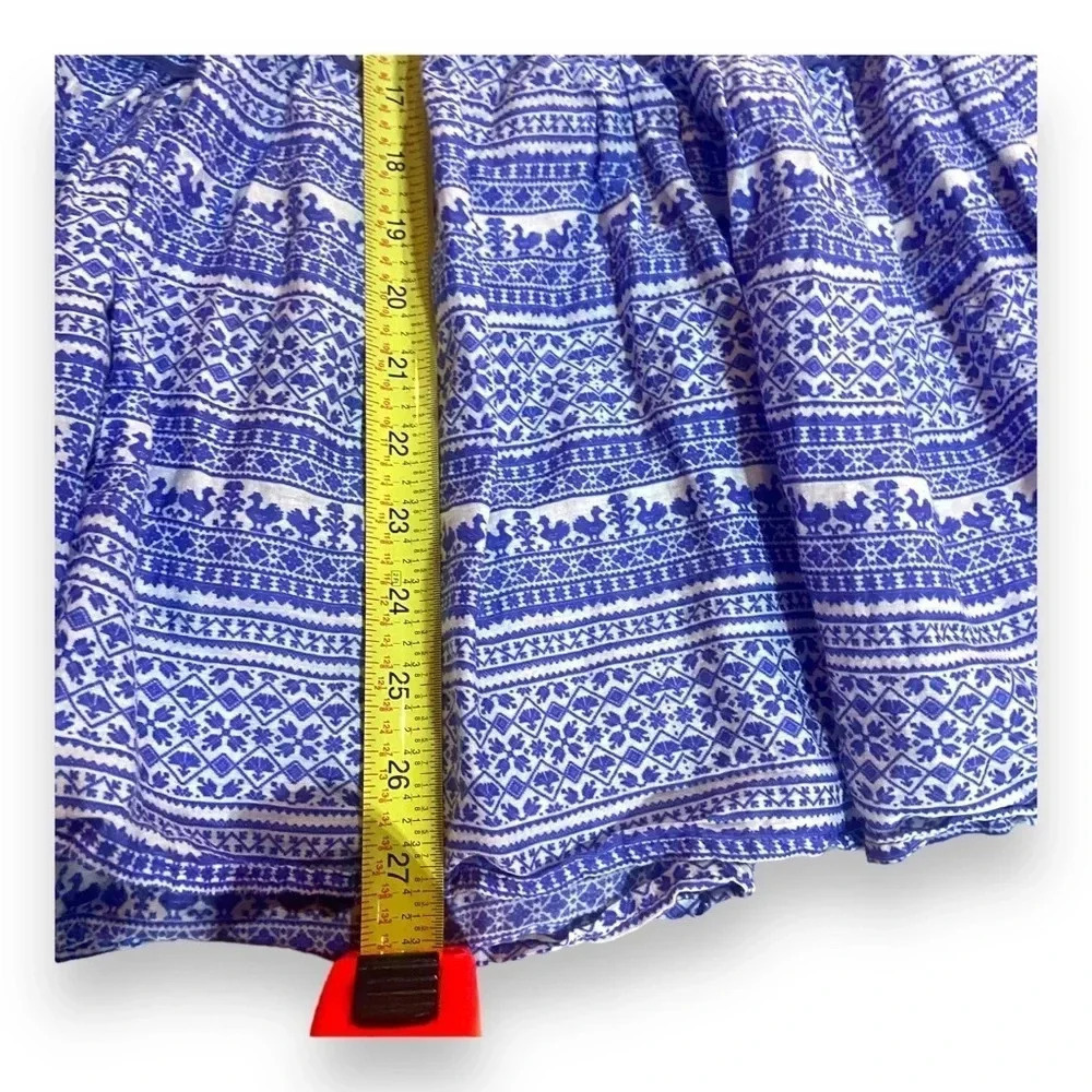 Carolina K 3 Way Dress Chicken Print Cotton /Silk Sz XS Maxi Skirt Dress - Picture 3 of 8